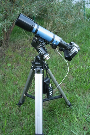 EQ2, 50/500 refraktor, Canon 350D